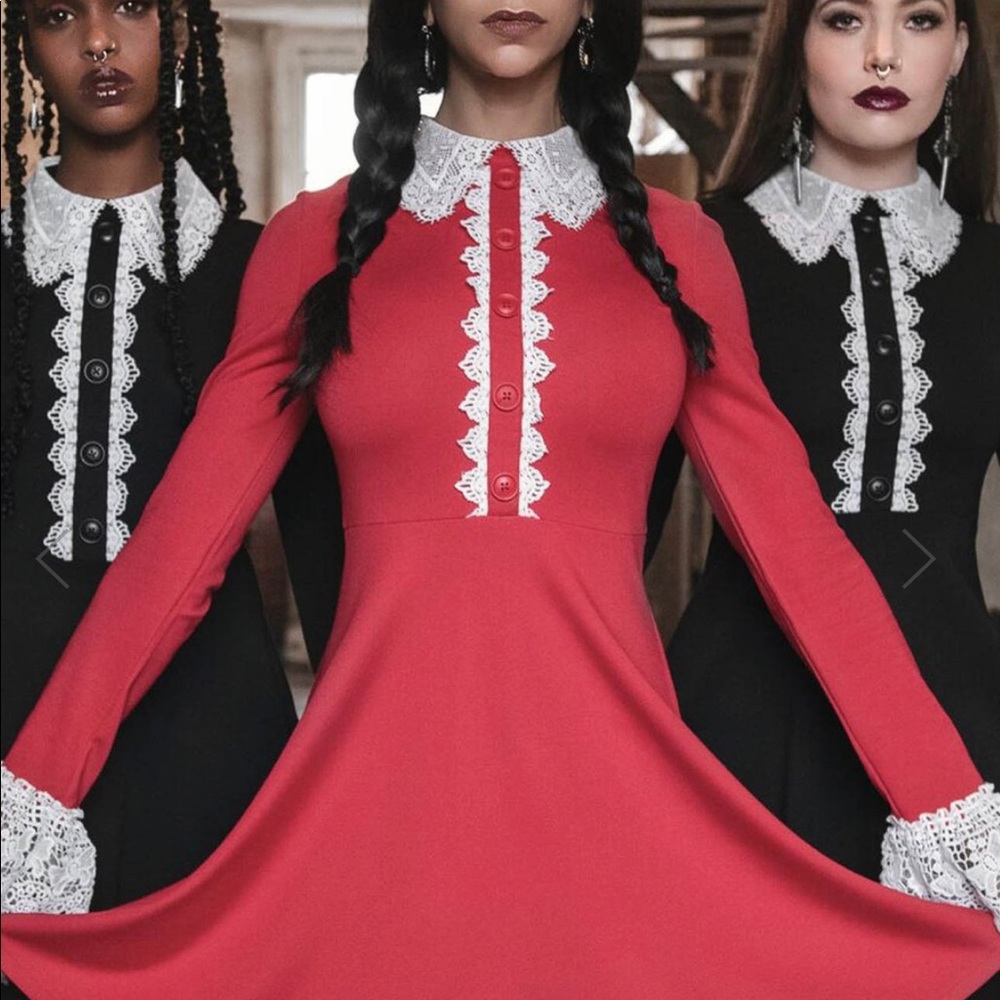 KILLSTAR BLESSED BE COLLAR DRESS NWT